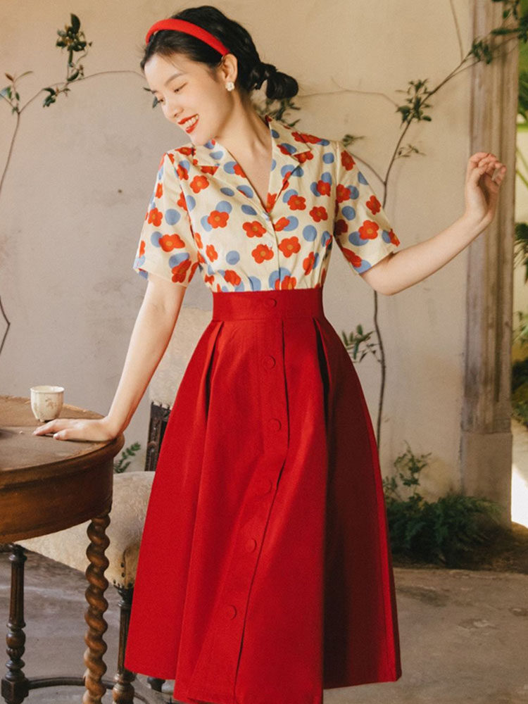 港式穿搭套装70复古港风连衣裙子80年代怀旧服装90高级感女装秋冬