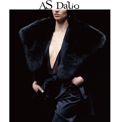 ASDalio双面羊绒大衣气质优雅女