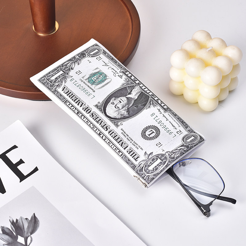 创意美元眼镜袋太阳镜墨镜收纳包便携式抗压保护盒套弹片自动闭合,ZIPPO/瑞士军刀/眼镜,眼镜袋,淘宝优惠券,粉丝福利购,淘宝优惠卷