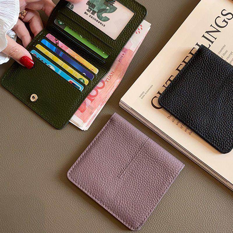 新款高颜值女士简约车缝线一体短款精致钱包搭扣超薄超多卡位卡包,箱包皮具/热销女包/男包,钱包,淘宝优惠券,粉丝福利购,淘宝优惠卷