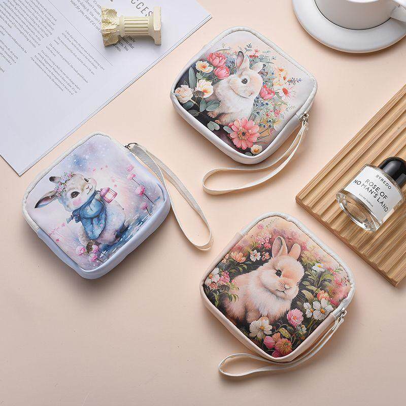 兔子卡通卫生巾姨妈棉条收纳小包学生可随身携带大容量月事收纳包,收纳整理,卫生巾收纳包,淘宝优惠券,粉丝福利购,淘宝优惠卷