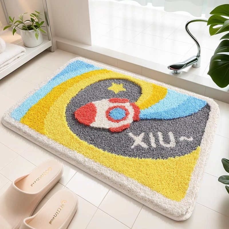 吸水浴室垫子卫生间门口防滑脚垫簇绒家用门口垫厕所门口耐脏地毯,家庭/个人清洁工具,地垫,淘宝优惠券,粉丝福利购,淘宝优惠卷