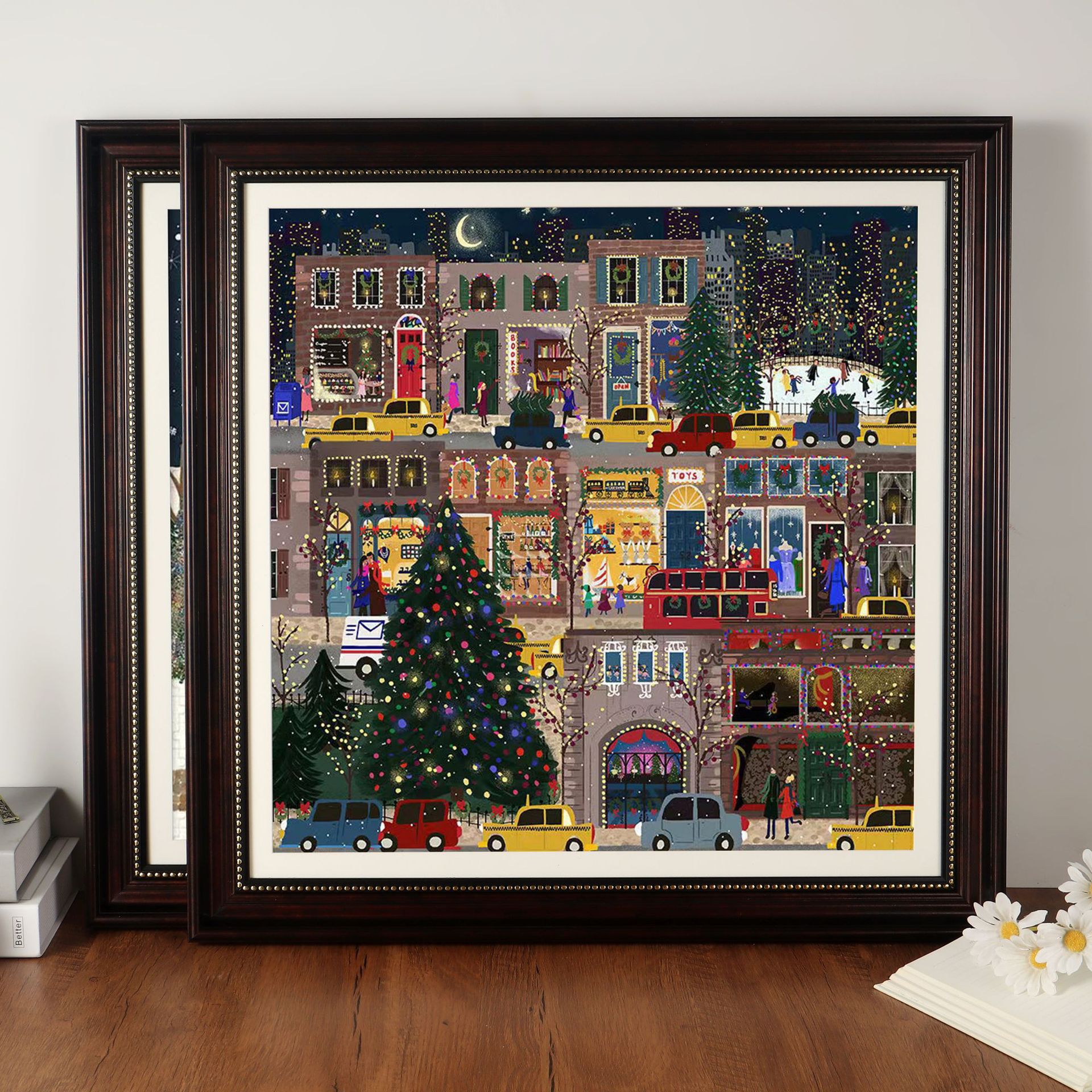 单独相框Galison冬灯拼图相框春夏秋冬四季画框高级感朋友diy礼物