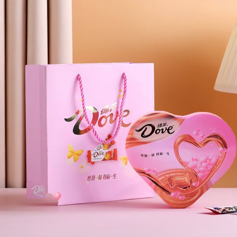 德芙心语牛奶巧克力礼盒38女神节礼物结婚订婚满月周岁伴手礼回礼