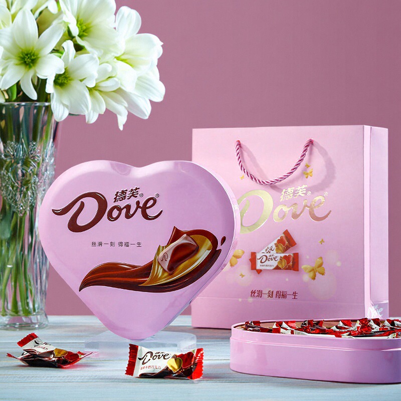 德芙巧克力礼盒装送女友闺蜜生日礼物订婚结婚满月伴手礼浪漫喜糖