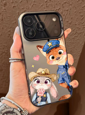 朱迪与尼克手机壳适用苹果17promax华为puar80/70疯狂动物城iphone16情侣15/14mate60动漫小米13荣耀400