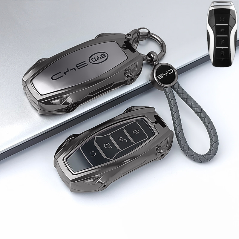 比亚迪系列车锌合金+TPU商务风