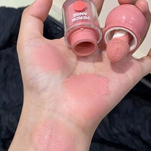 HERORANGE 液体腮红低饱和度显白自然提亮膨胀收缩色韩系显嫩胭脂