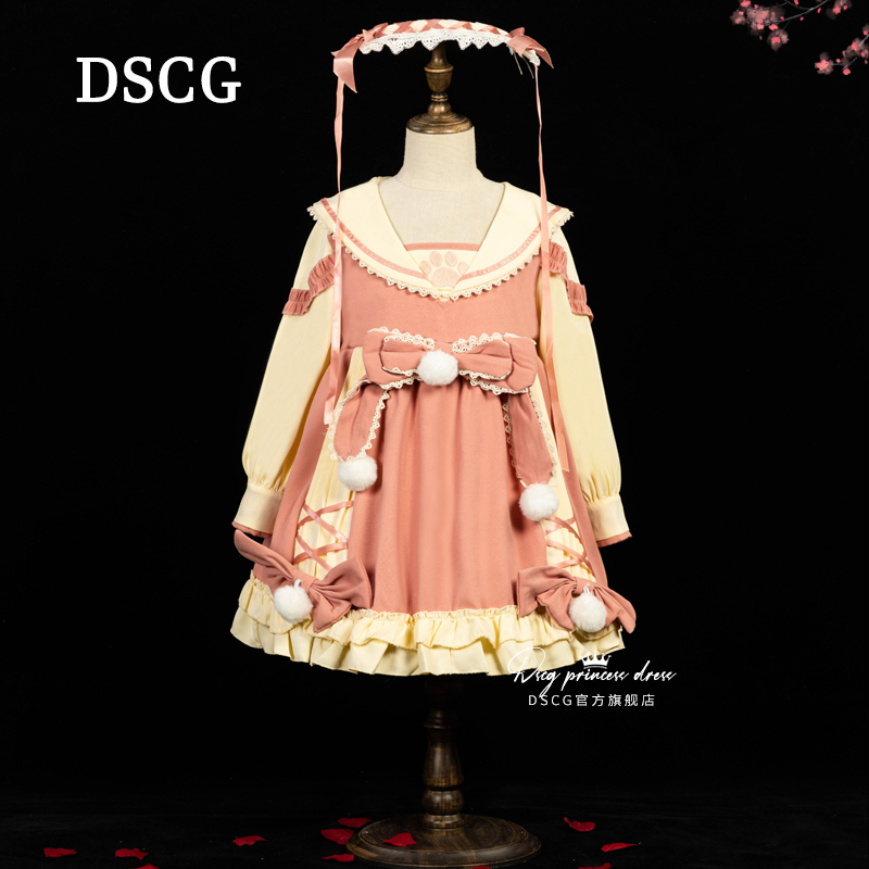 【品牌】女童长袖洛丽塔公主裙