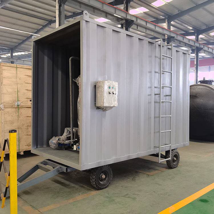 移动式30立方一体化双层撬装罐建设重工可移动撬装罐结构简单