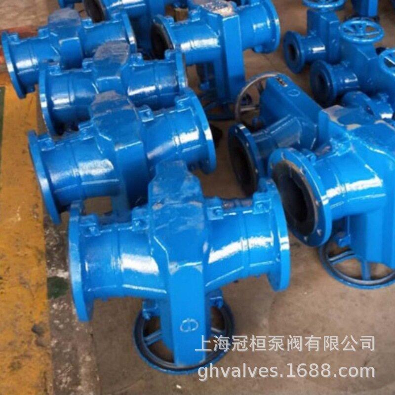 GJ41X-10C手动管夹阀铸钢法兰管夹阀耐磨橡胶管夹阀图片