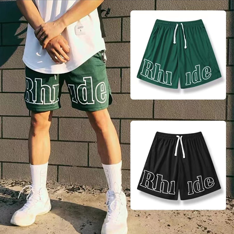 rhude男女美式休闲运动四分短裤