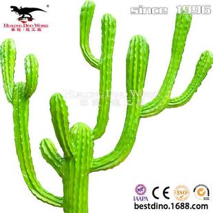 仿真仙人掌植物制作工厂室内外园林设计植被PV树脂树叶模具摆件