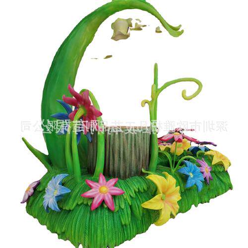 供应米大型网红打卡发光花车餐车玻璃钢圣诞万圣春节日巡游美陈
