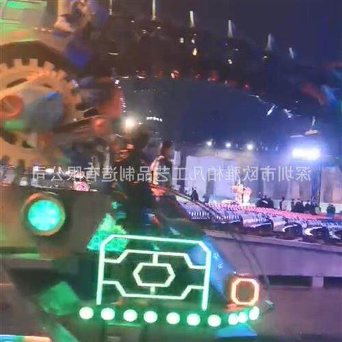 供应米大型网红打卡发光花车餐车玻璃钢公园广告商业展览巡游