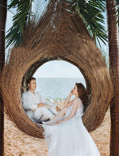 网红鸟巢户外打卡秋千藤编吊椅巴厘岛景区民宿婚纱拍摄藤艺吊篮