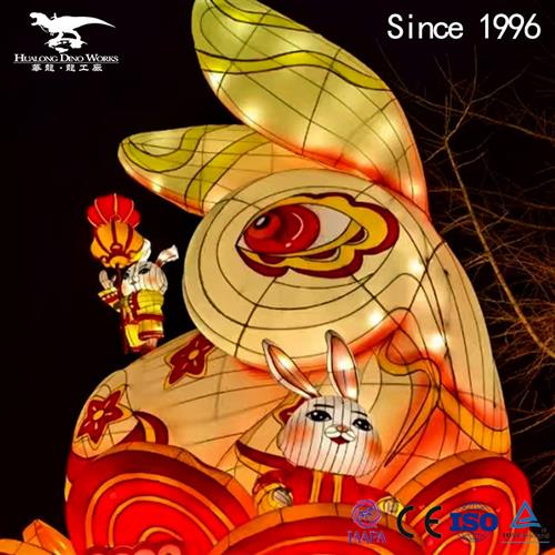 夜游彩灯花灯灯会制作自贡源头厂家可来图可现场设计制作