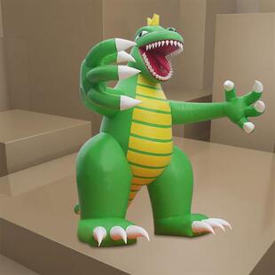 室外卡通充气模型定制开业庆典恐龙气模充气人广告展览器材模型