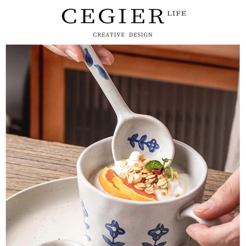 Cegier粗陶质感出众汤匙精工细作