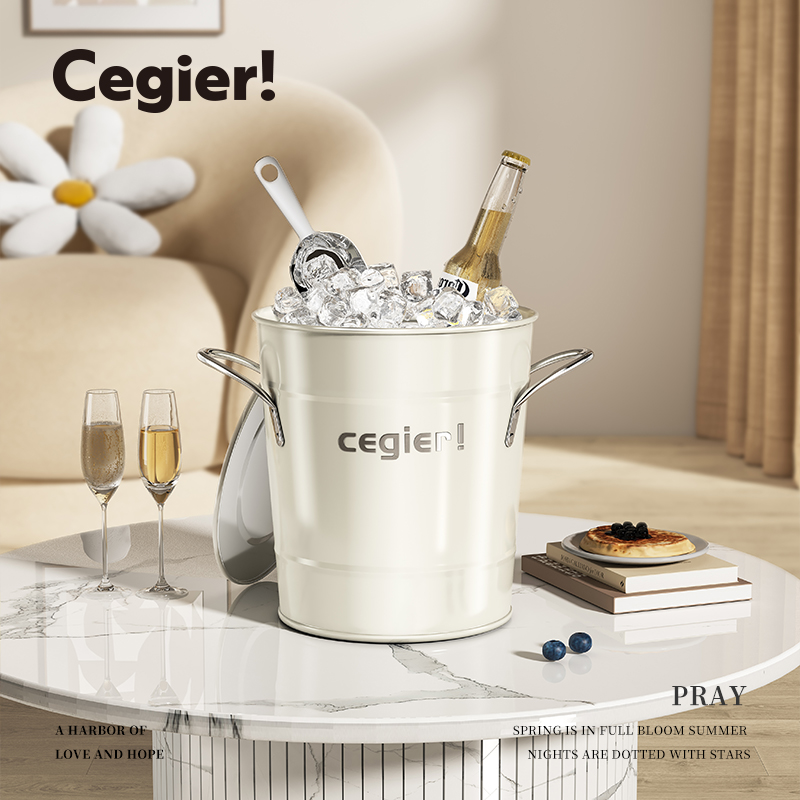 Cegier.冰桶创意高颜值奶油色