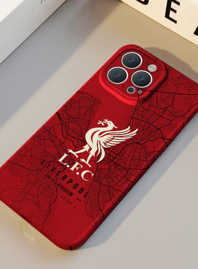 利物浦徽章 适用苹果华为iPhone16ProMax手机保护外壳15Plus 14 13 12 17 XsMax女Pura70创意情侣高级不撞壳