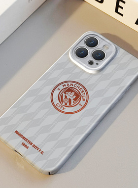 足球曼城 适用苹果华为iPhone16ProMax手机保护外壳15Plus 14 13 12 17 XsMax女Pura70创意情侣高级感不撞壳