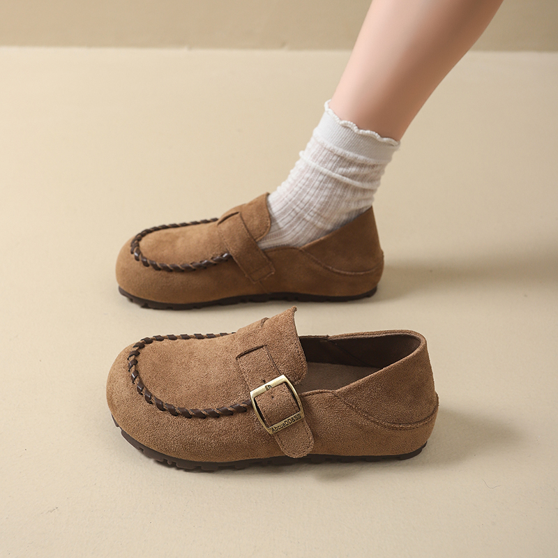 时尚爆款轻便软底防滑休闲勃肯鞋