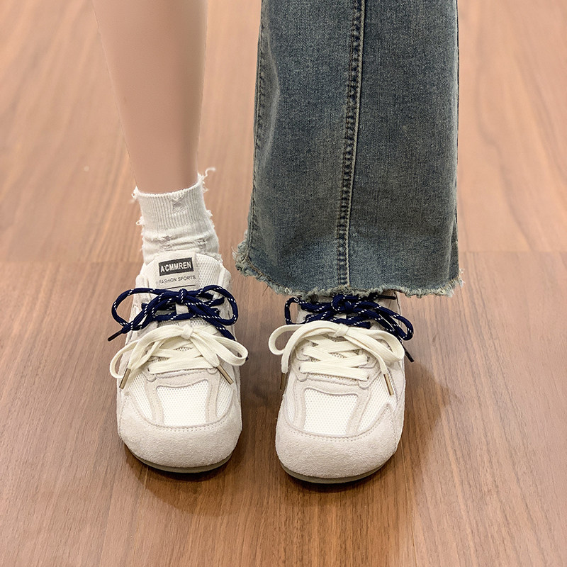 复古星星德训鞋女2026春季新款小众百搭平底内增高休闲运动阿甘鞋,女鞋,德训鞋,淘宝优惠券,粉丝福利购,淘宝优惠卷