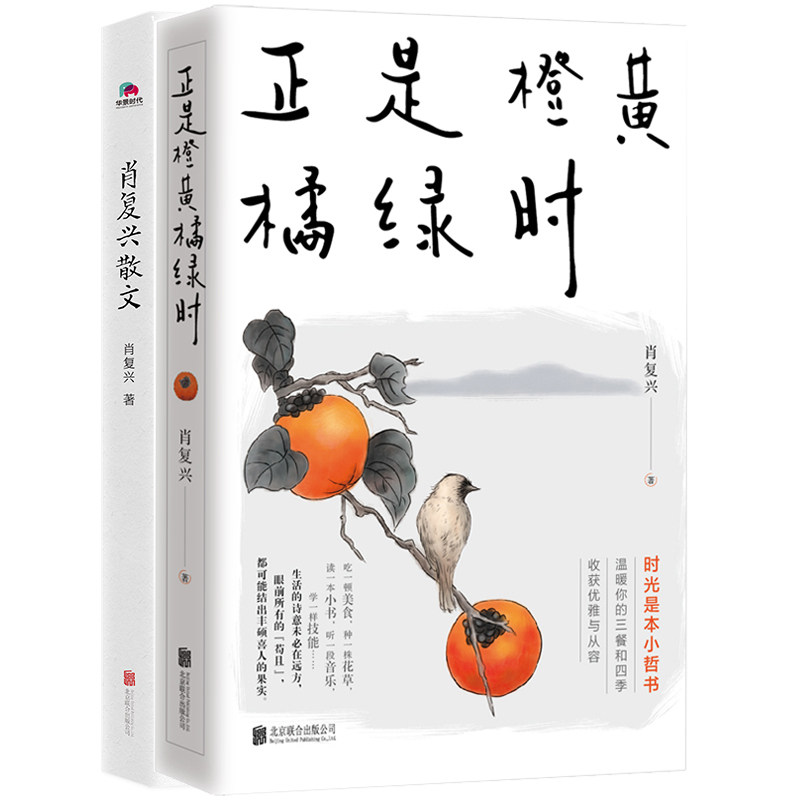 【正版包邮】肖复兴散文 正是橙黄橘绿时 中国好书奖肖复兴散文暖心
