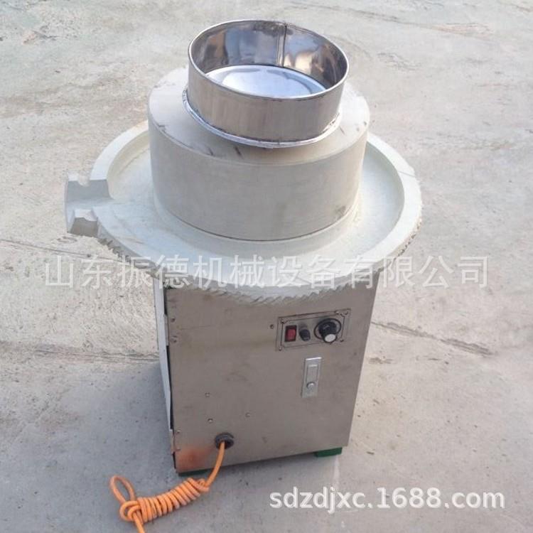 电动黄豆磨浆机价格小型全自动面粉石磨机供应芝麻酱石磨机厂家