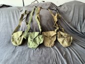 旧货正品 苏联RPD型RPK型通用包AK鼓帆布包 80年代八壹鼓挎包56式