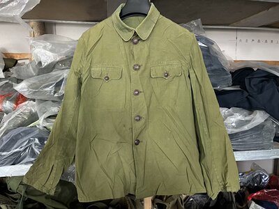 正品70年代士型2兜65式军套装服对越自卫还击旧货猫耳洞作训外套