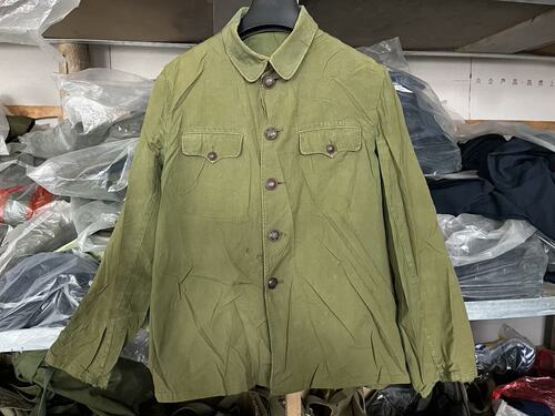 正品70年代士型2兜65式军套装服对越自卫还击旧货猫耳洞作训外套