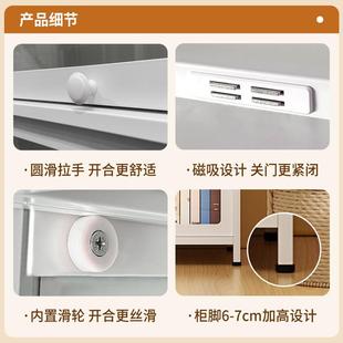 01铁制书架带玻璃门儿童防书柜客厅储尘物柜收柜艺置物 家用钢sg
