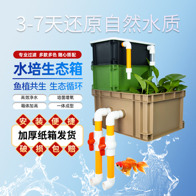 彩色培菌增氧沼泽鱼缸过滤器