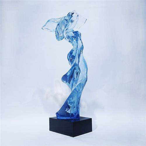 别墅新中式装饰透明树脂水晶摆件样板间玄关工艺品太湖石假山雕塑,家居饰品,落地摆件,淘宝优惠券,粉丝福利购,淘宝优惠卷