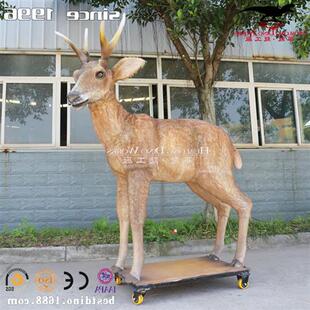 仿真鹿子羚羊稀有动物自贡大型仿真动物主题公园五一展览户外