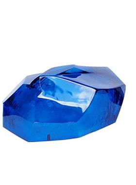 定制透明树脂景观石头摆件酒店售楼处别墅庭院落地雕塑软装工艺品