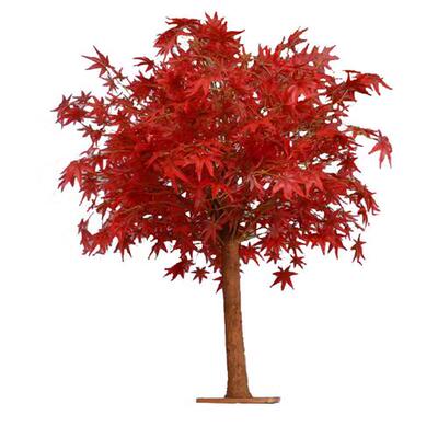 仿真红枫树大型假树实木假枫叶餐桌装饰酒店仿真树厂家直销小树