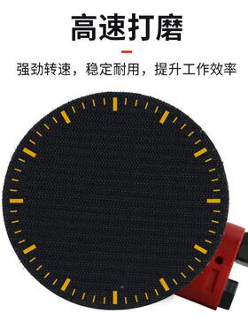 路斯气动研磨机汽车打蜡抛光 石/材养 木工抛光护打磨机贝125mm5