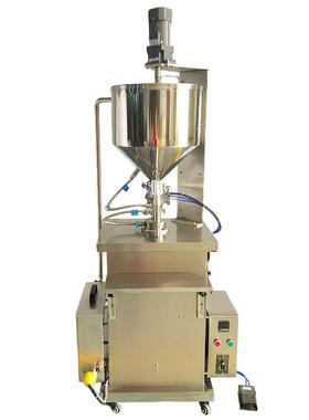 惠半动恒温自加热搅拌灌装机凡士热林发蜡水DL-JGZJ循优环加搅拌