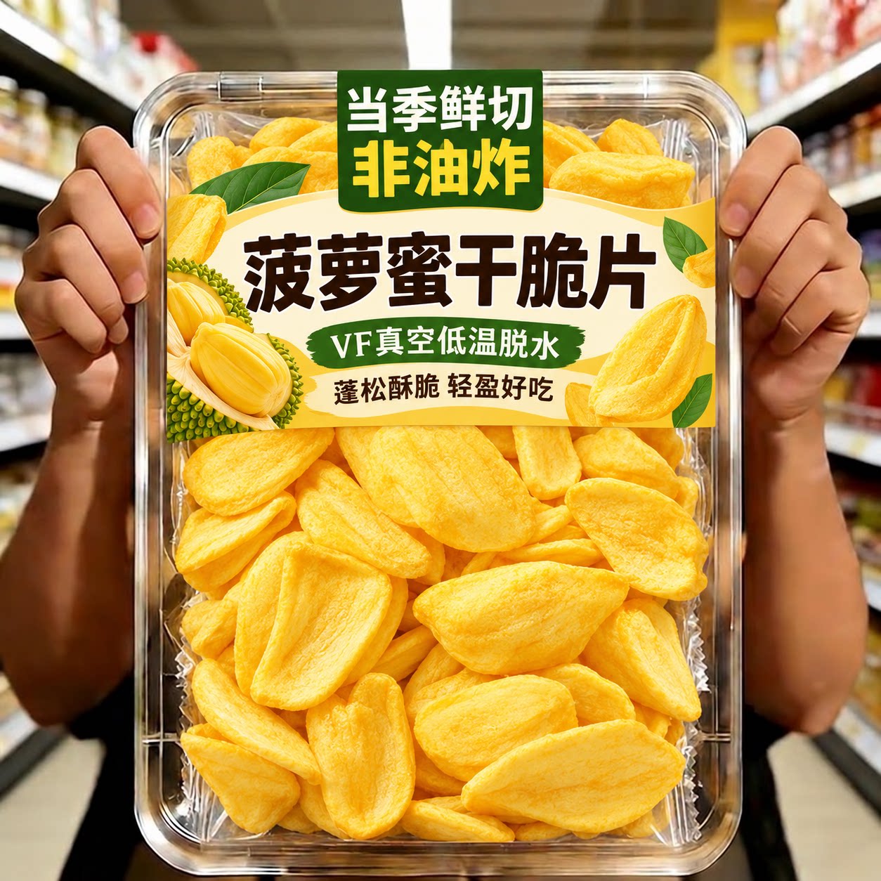 正宗菠萝蜜干脆片官方旗舰店儿童健康水果干蜜饯独立包装休闲零食
