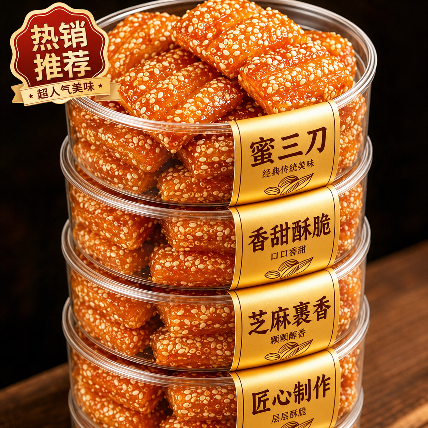 山东特产蜜三刀老字号官方旗舰店传统蜜麻条油零食小吃老式糕点心