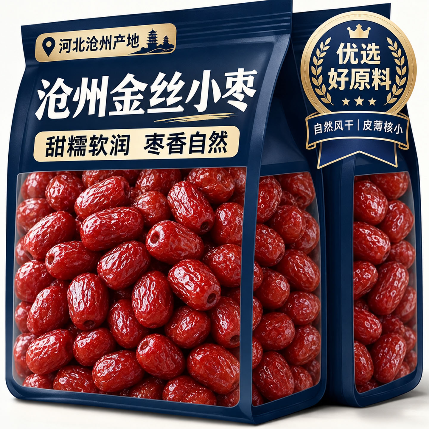 正宗特级沧州金丝小枣官方旗舰店特级特产红枣2026新货优质免洗