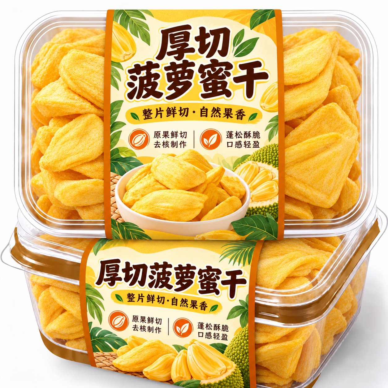 正宗菠萝蜜干脆片官方旗舰店儿童健康水果干蜜饯独立包装休闲零食