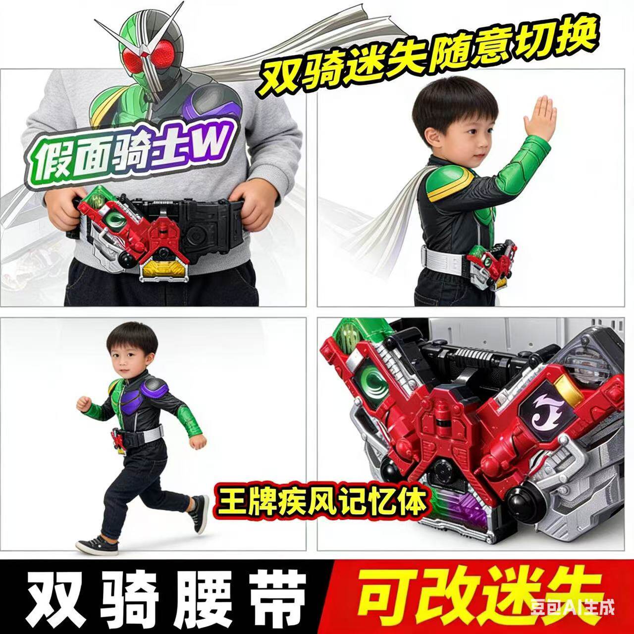 假面骑士腰带变身器双活扣CSMW国改可联动记忆体王牌疾风月神CSM