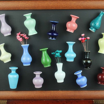 景德镇陶瓷花瓶冰箱贴