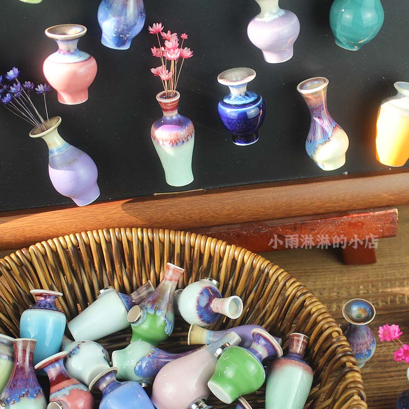 陶瓷花瓶创意磁贴冰箱贴