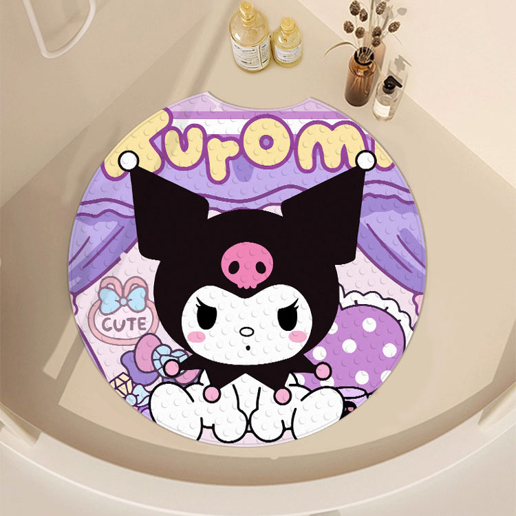 库洛米可爱浴室防滑垫子吸盘地垫三丽鸥淋浴卫浴儿童洗澡防摔脚垫,家庭/个人清洁工具,地垫,淘宝优惠券,粉丝福利购,淘宝优惠卷