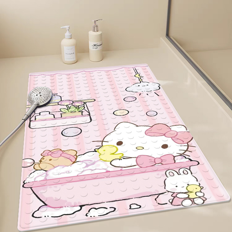 PVC卡通家用防滑防水可定制图案